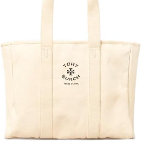 Tory Burch Canvas Tote NEW - Picture 1 of 6